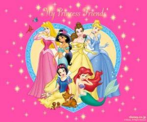 Puzzle Πριγκίπισσες της Disney